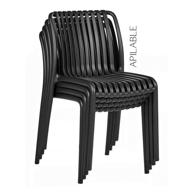 Silla Francis Negro | Ideal Terraza y Interior