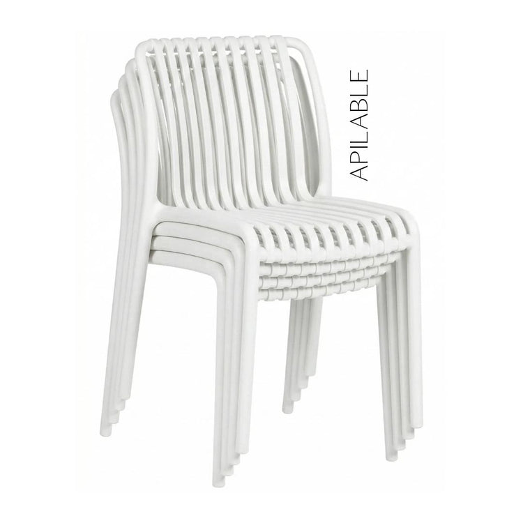 Silla Francis Blanco | Ideal Terraza y Interior