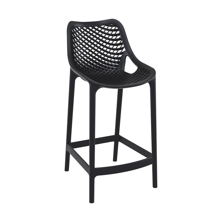 Pack 4 Taburete Bardo | 65cm Negro | Exterior e Interior