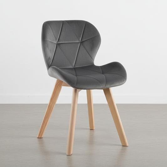 Sillón Rubik | Velvet & Madera