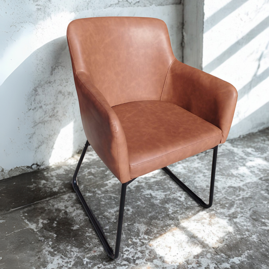 Butaca Sitial Room | Cuero Sintético | Metal Industrial