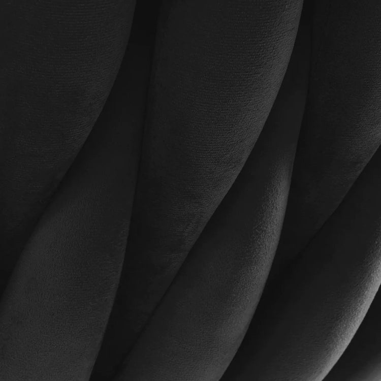 Silla Mizzi Negro | Terciopelo | Diseño Elegante y Cómoda