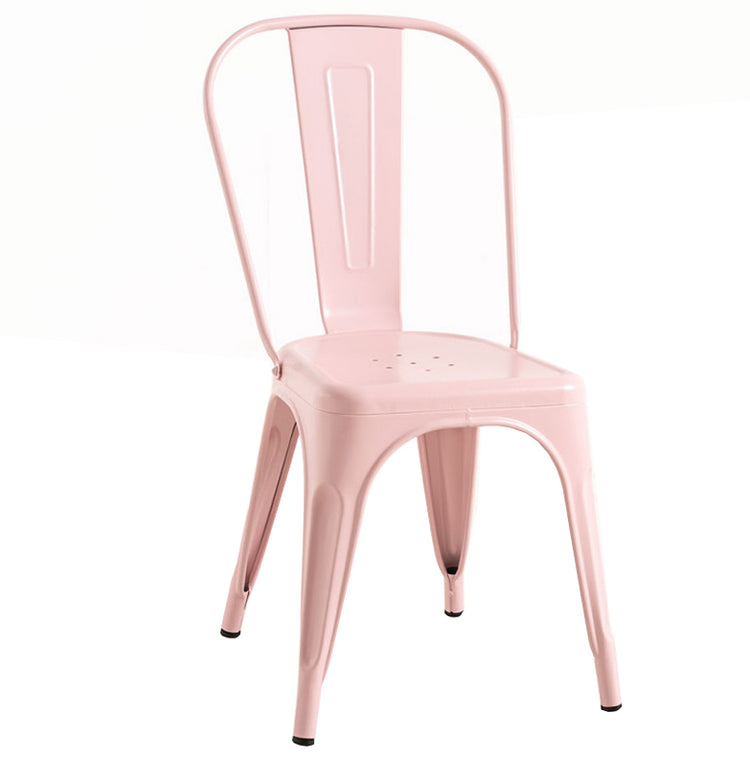 Sillas Tolix Acero Rosado | Resistente para Exterior e Interior