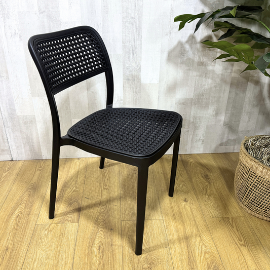 Silla Feronia Negro | Ideal para Exteriores