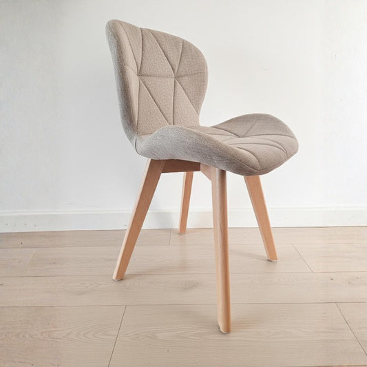 Sillón Rubik Beige | Lino & Madera