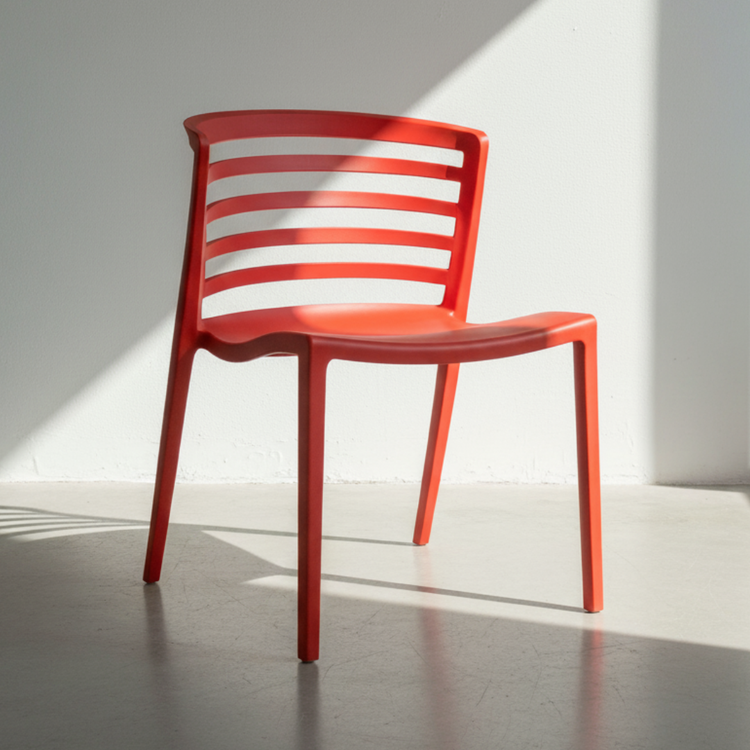 Silla Alpes Roja | Uso Interior/Exterior