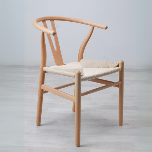 Silla Wishbone Nórdica - Madera Natural | Cómoda y Elegante