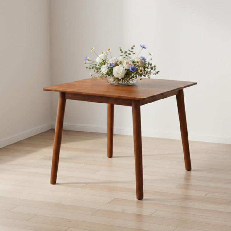 Mesa Cuadrada Cosmo 60x60 cm | Madera Oscura