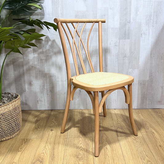 Silla Crosswood | Madera Ratán