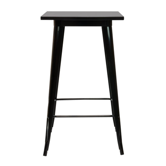 Mesa Tolix Alta Negra 60x60x105 cm | Bar & Restaurantes