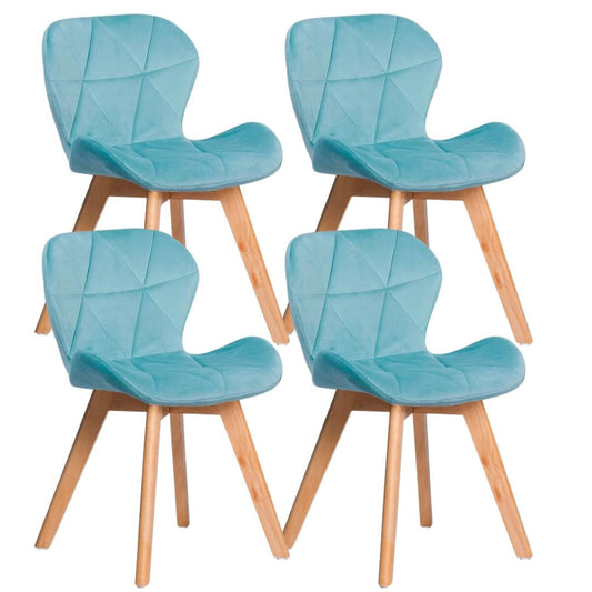 Pack 4 Sillas Rubik Velvet Bondi | Elegancia y Confort