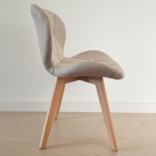 Sillón Rubik Beige | Lino & Madera