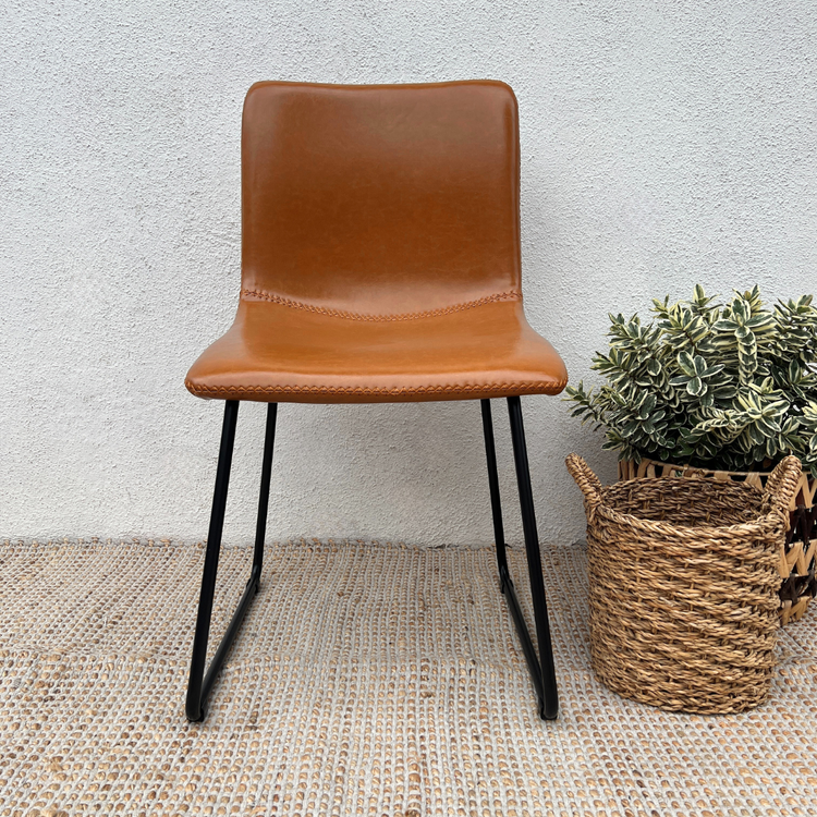 Sillas Toscana | Eco Cuero Terracota | Diseño Elegante