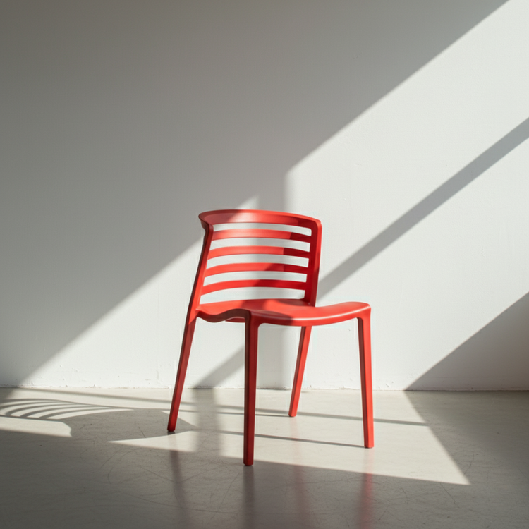 Silla Alpes Roja | Uso Interior/Exterior