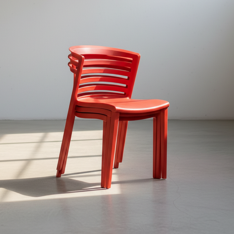 Silla Alpes Roja | Uso Interior/Exterior