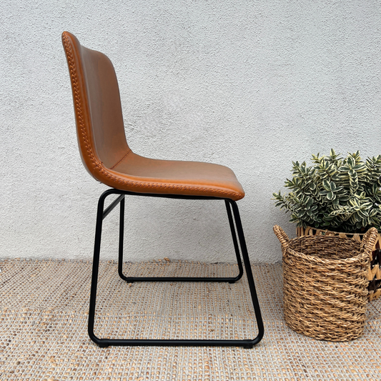 Sillas Toscana | Eco Cuero Terracota | Diseño Elegante