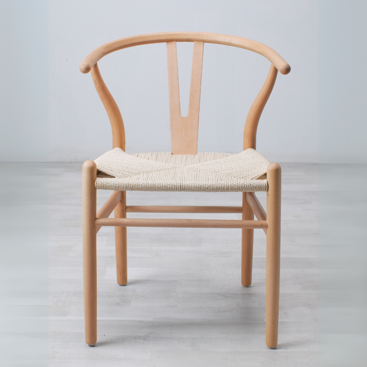 Silla Wishbone Nórdica - Madera Natural | Cómoda y Elegante