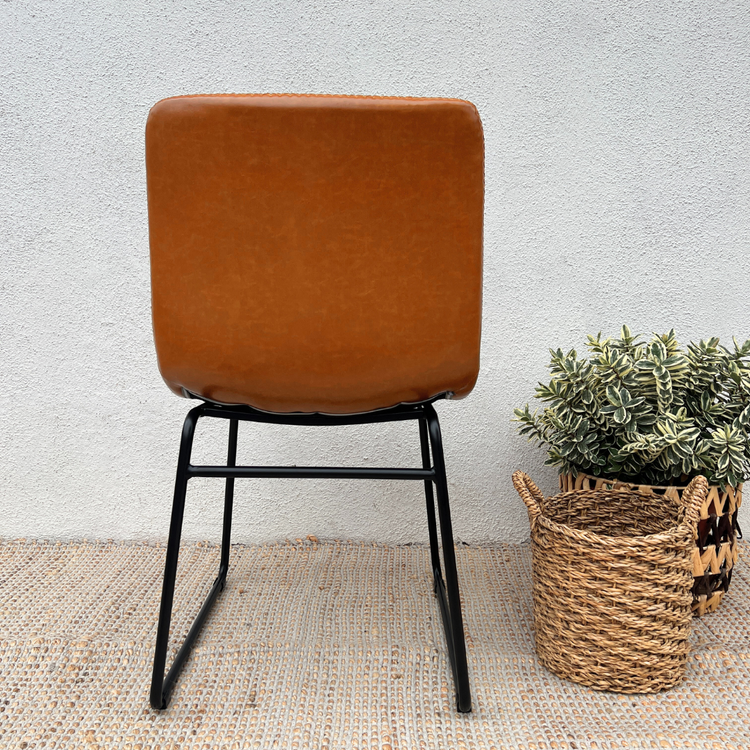 Sillas Toscana | Eco Cuero Terracota | Diseño Elegante