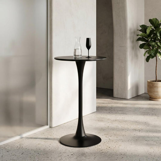 Mesa de Bar Tulip Negra 60x105 cm