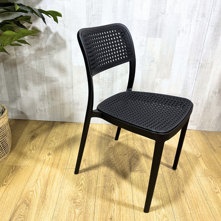 Silla Feronia Negro | Ideal para Exteriores