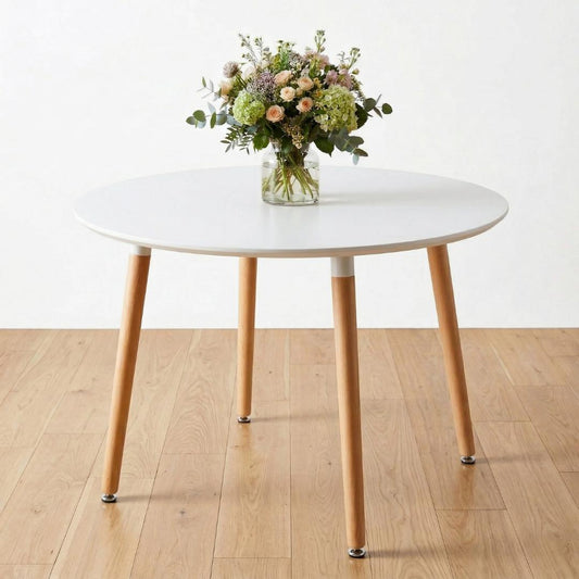 Mesa Redonda Doral Blanco 100cm