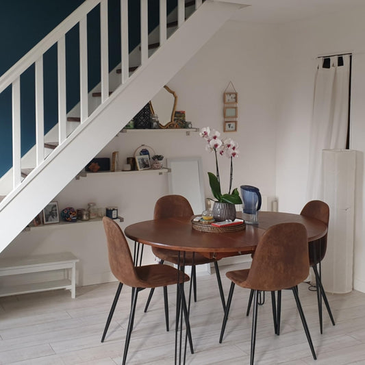 Pack 4 Silla Isidora  Ecocuero Café | Elegancia y Comodidad