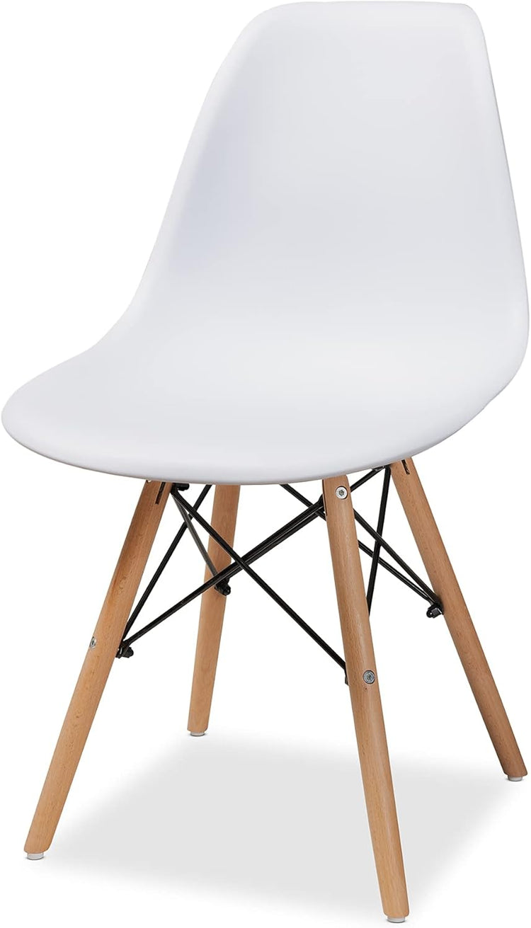 Pack 4 Sillas Eames Blancas | Ideal Hogar y Oficina