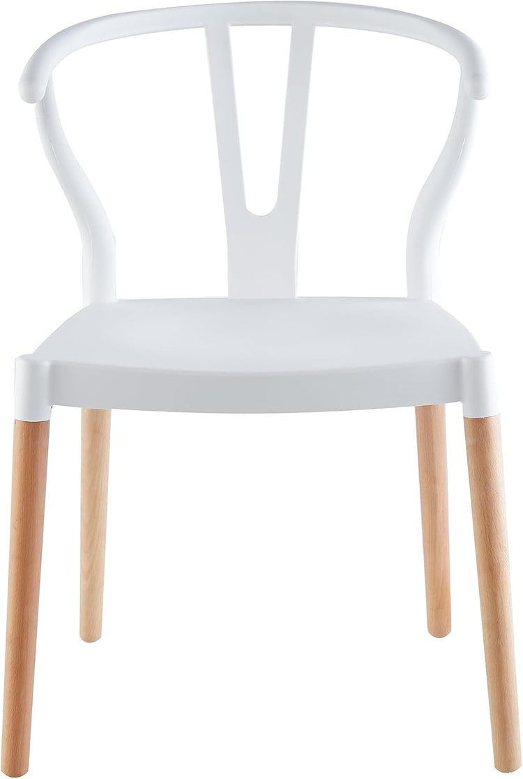 Pack 4 Sillas Wishbone Blancas | Modernas y Resistentes
