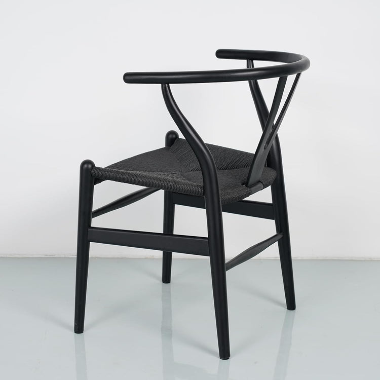 Pack 2 Silla Wishbone Nórdica | Madera | Negro