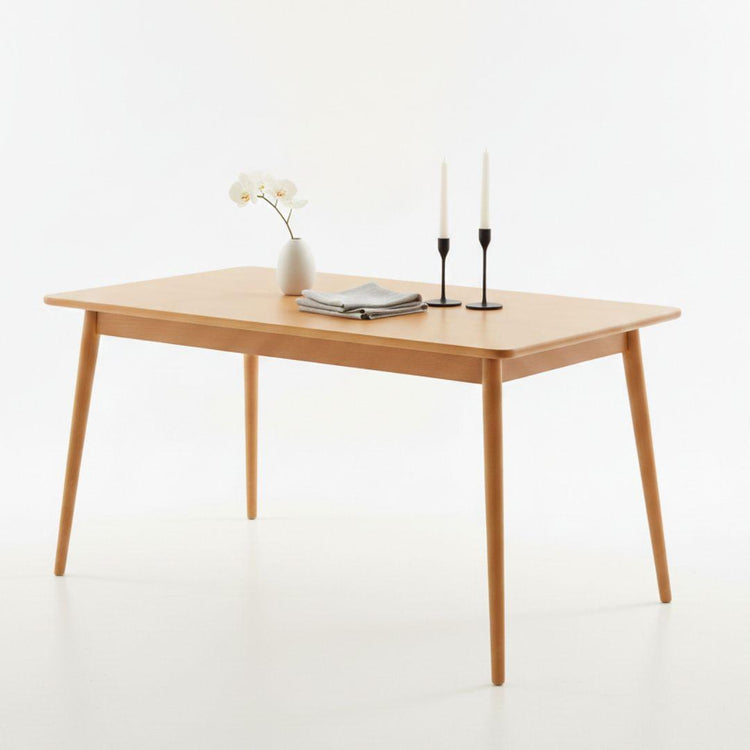 Mesa Rectangular Cosmo 160x80 cm | Madera Natural