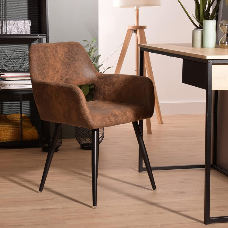 Butaca Sitial Burgos | Ecocuero Café | Cómoda y Elegante