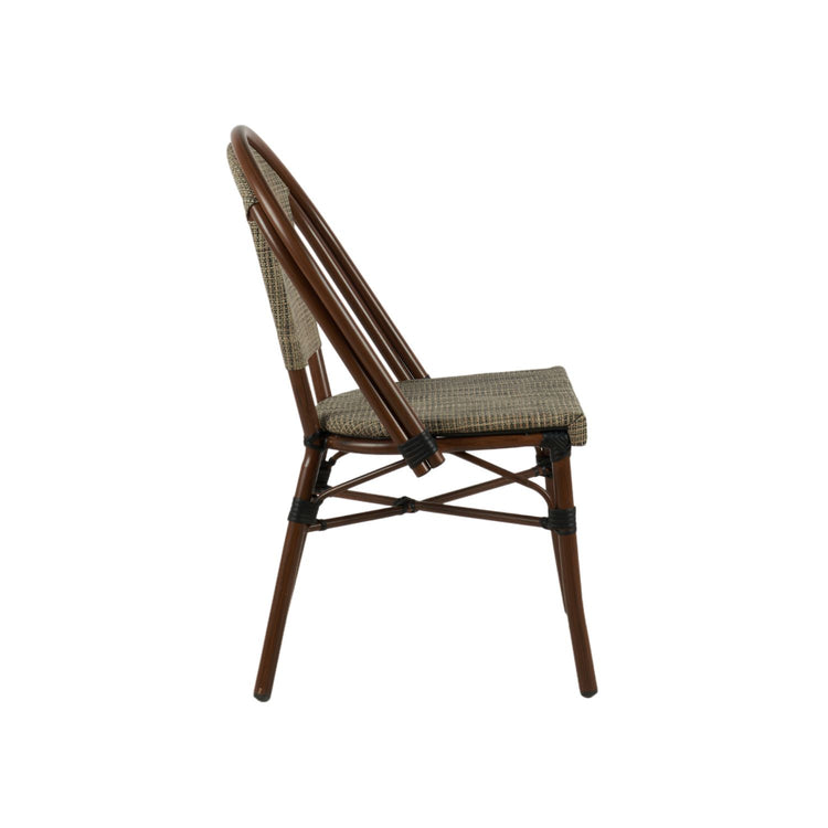 Silla Parisina Lyon Beige | Elegancia y Resistencia al Aire Libre