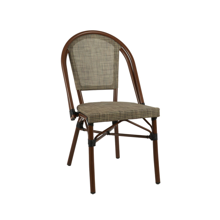 Silla Parisina Lyon Beige | Elegancia y Resistencia al Aire Libre