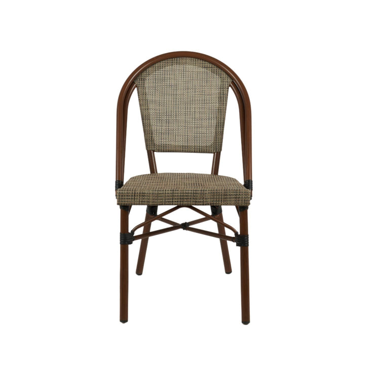 Silla Parisina Lyon Beige | Elegancia y Resistencia al Aire Libre