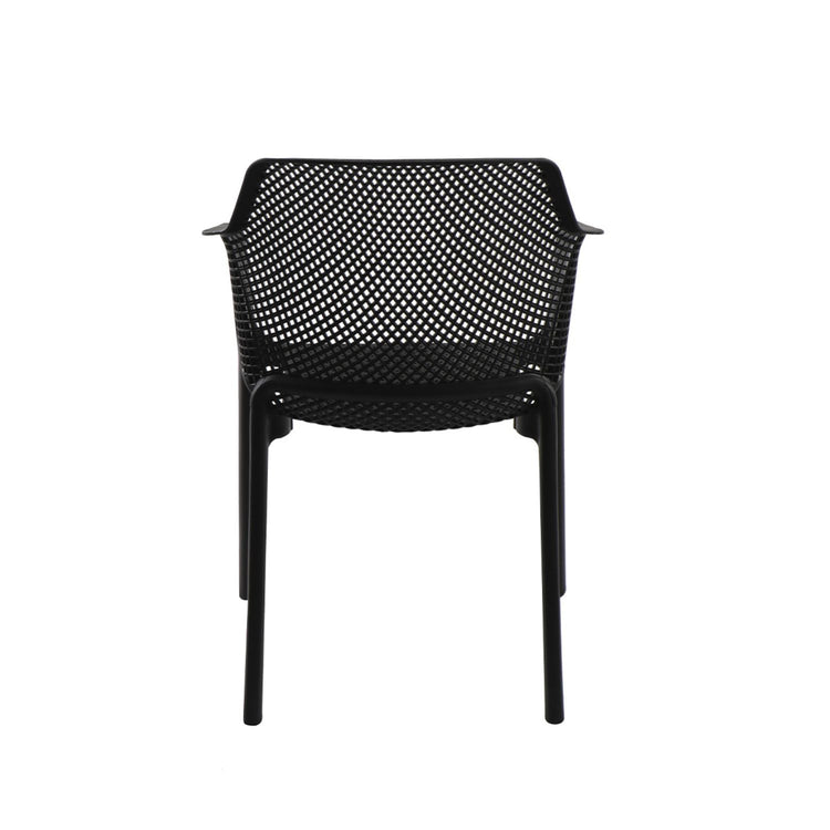 Butaca Marion Negro | Diseño Moderno | Apilable | Interior/Exterior