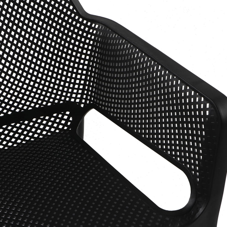 Butaca Marion Negro | Diseño Moderno | Apilable | Interior/Exterior