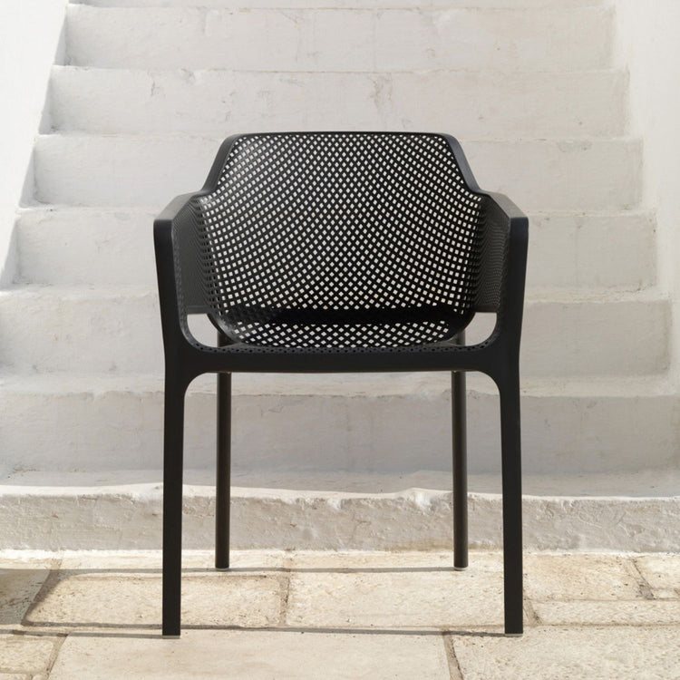 Butaca Marion Negro | Diseño Moderno | Apilable | Interior/Exterior