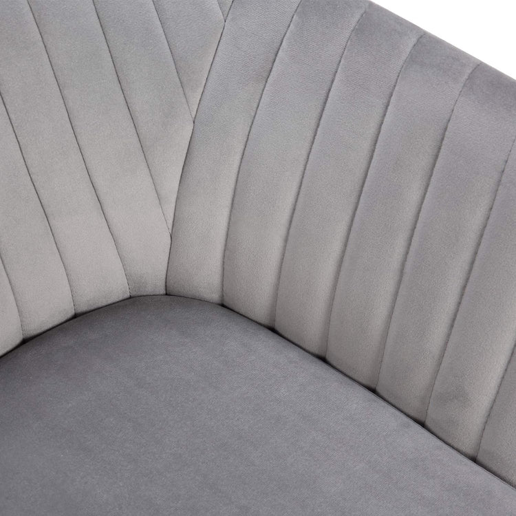 Pack 2 Butacas Sitiales Almer Velvet Gris | Sala, Dormitorio u Oficina
