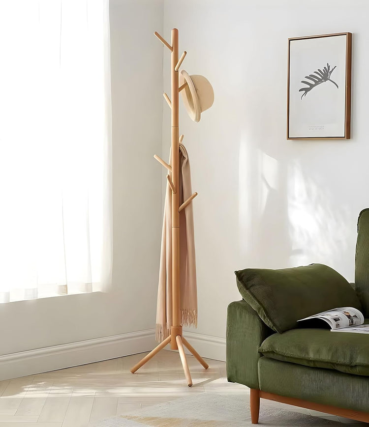 Perchero Remo | Estilo Arbol  | Madera color natural