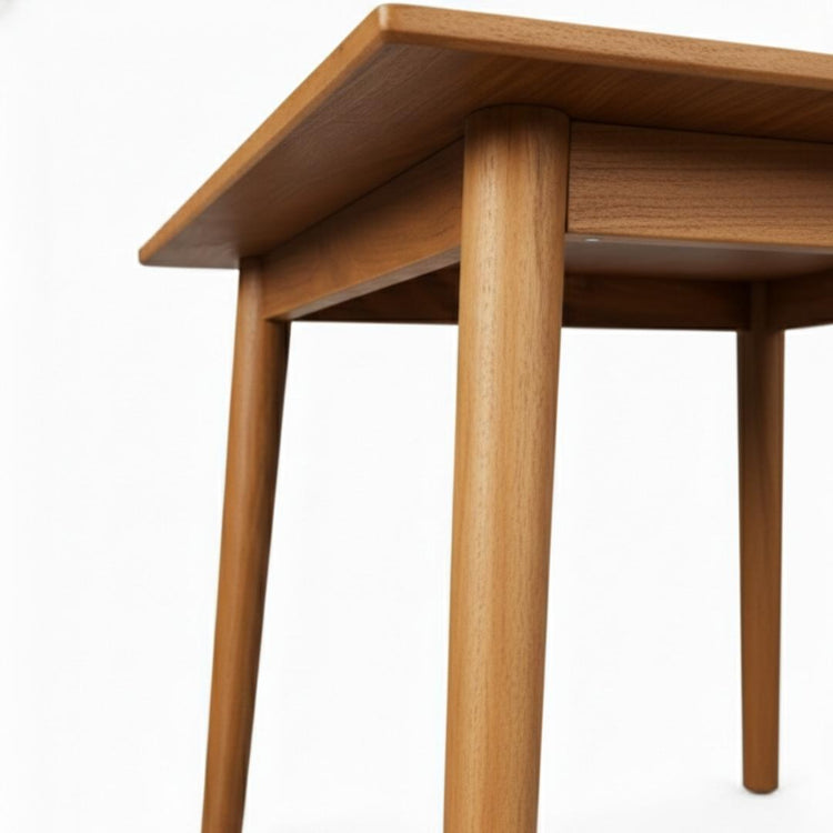 Mesa Rectangular Cosmo 140x80 cm | Madera Oscura