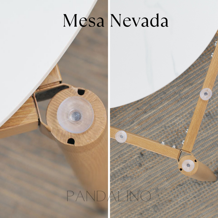 Mesa Redonda Nevada 100 cm | Piedra Sinterizada