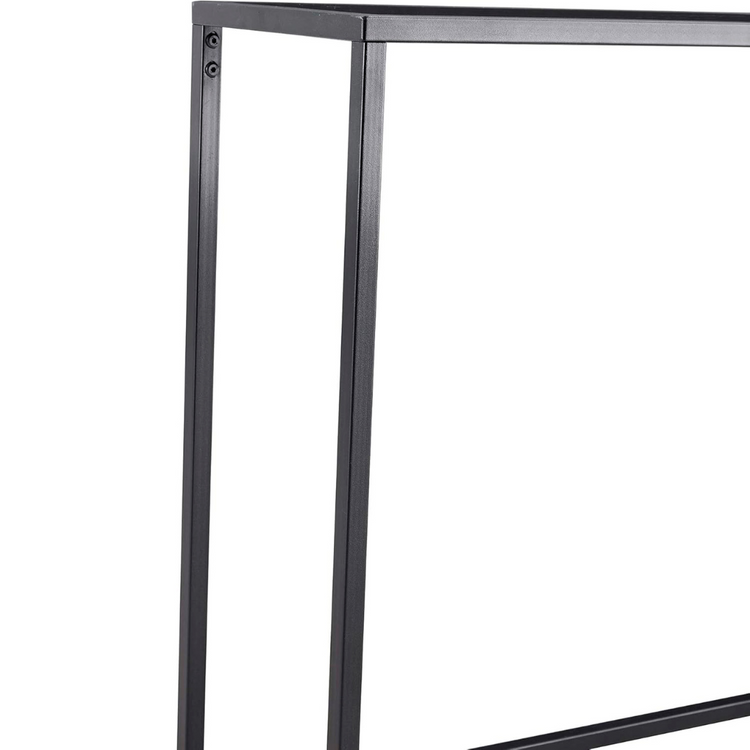 Arrimo Turmalina | Mesa Auxiliar Moderna Mármol Negro