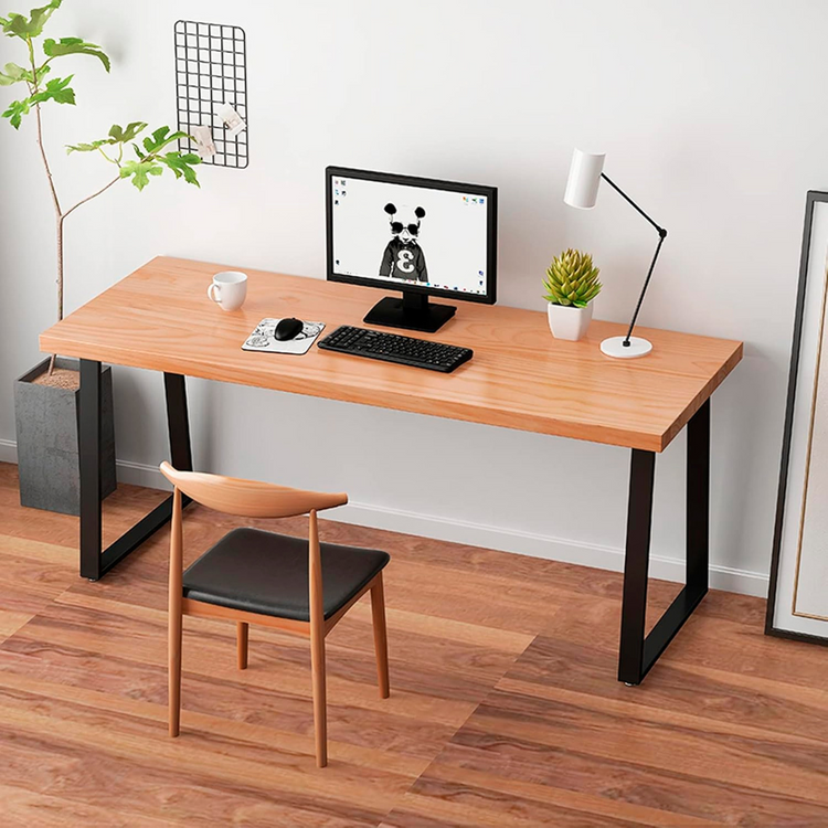 Escritorio Rústico Belén 160cm | Madera y Metal | Oficina en Casa