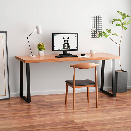 Escritorio Rústico Belén 160cm | Madera y Metal | Oficina en Casa