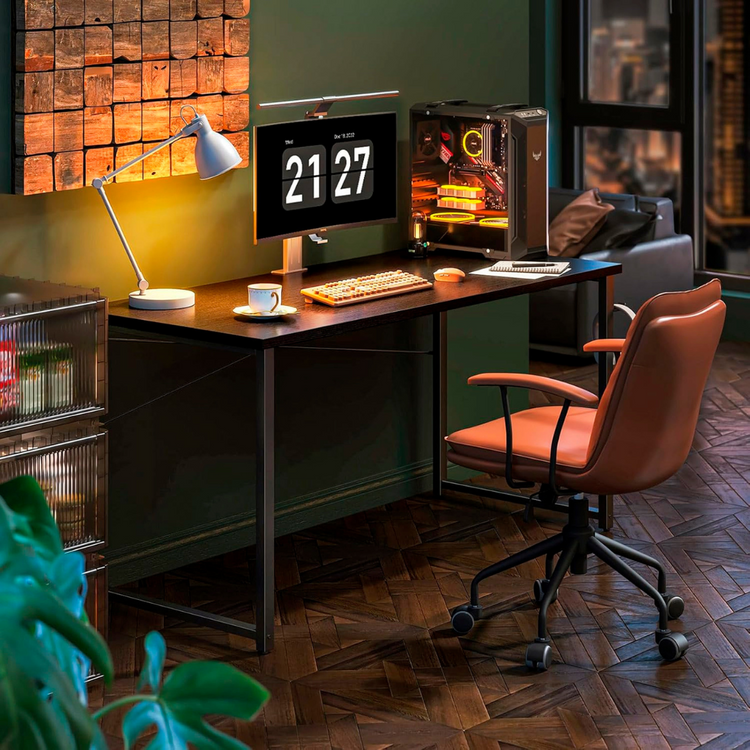 Escritorio Connor Negro 100cm | Oficina en Casa