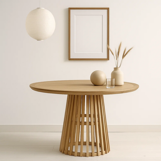 Mesa Redonda Konna D120 cm | Madera Natural