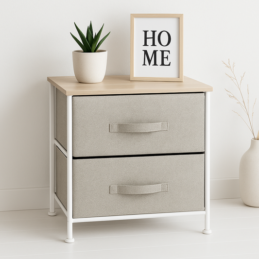 Velador Geo Gris | Funcional y Moderno