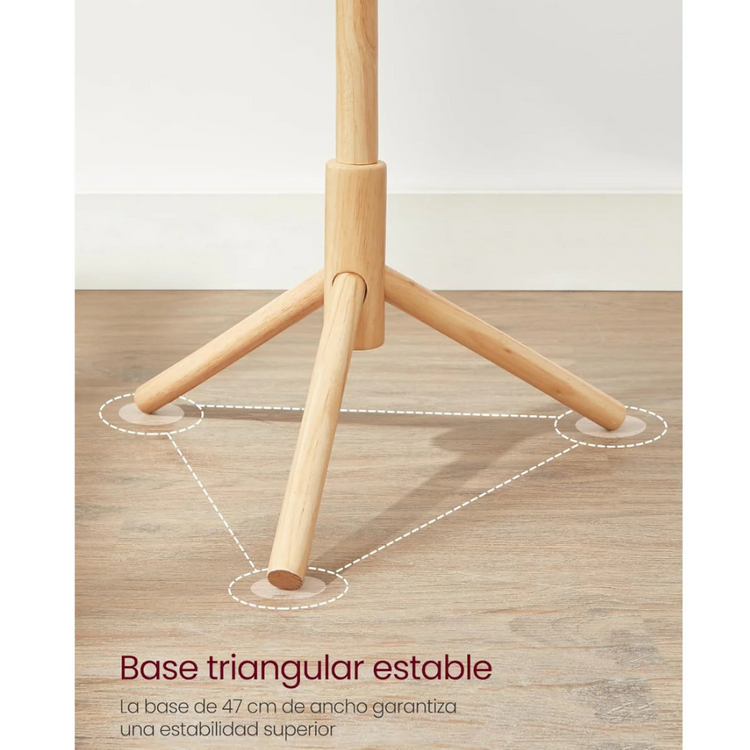 Perchero Remo | Estilo Arbol  | Madera color natural