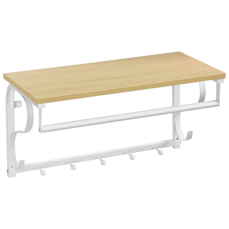 Perchero de Pared Multiusos Vicente | Estante y Colgador