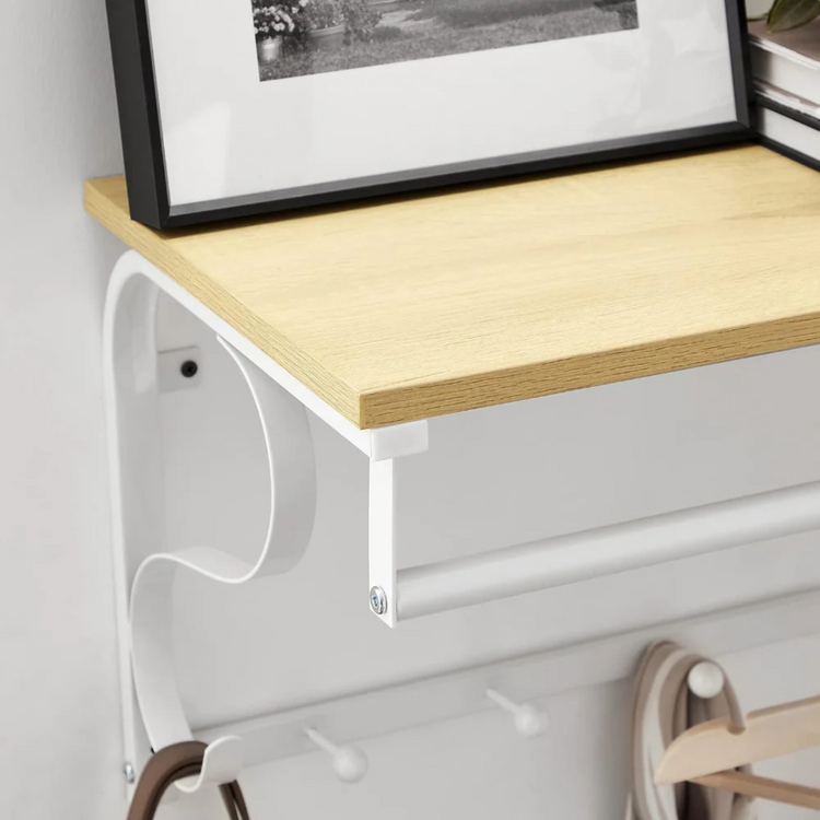 Perchero de Pared Multiusos Vicente | Estante y Colgador